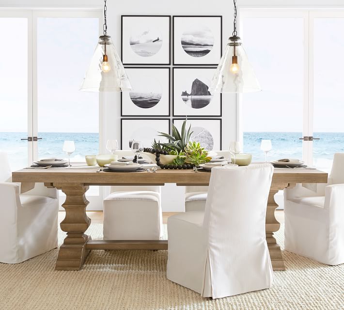 Banks Extending Dining Table - Seadrift | Pottery Barn