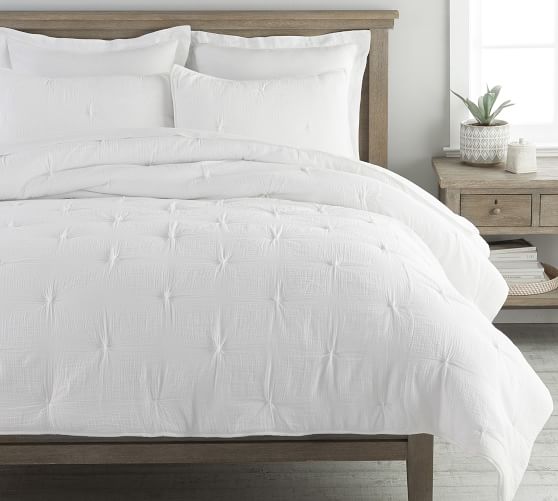 Gray Bedding Pottery Barn