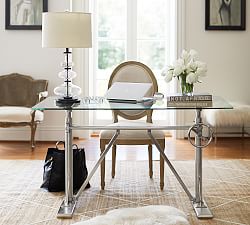Glass Desks Home Office Pottery Barn