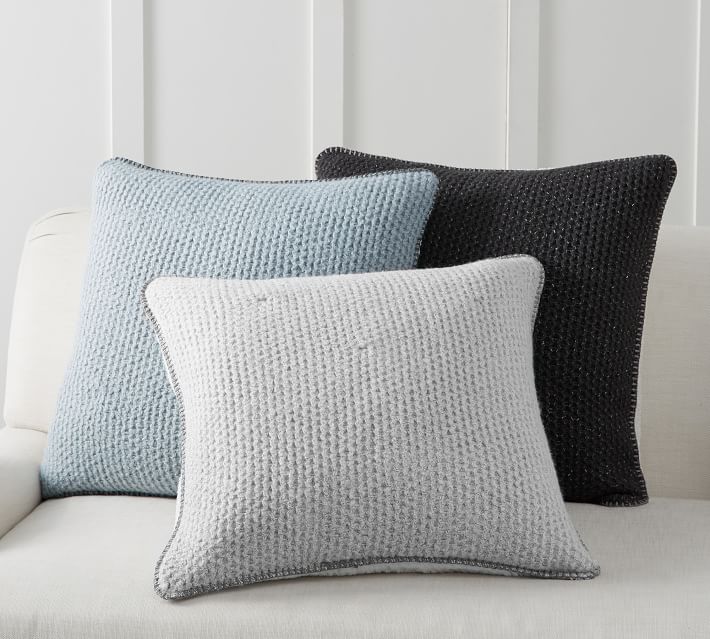 Thermal Sherpa Back Knit Pillow Covers Pottery Barn