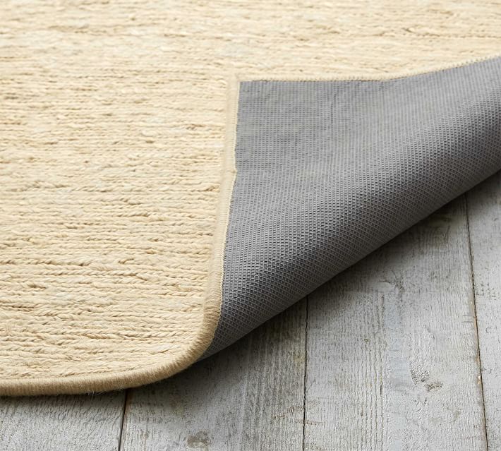 Braided Custom Hemp Rug Bleached Pottery Barn