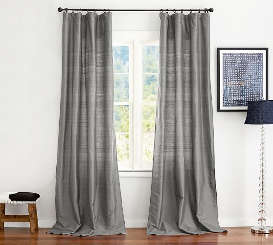 silk curtains