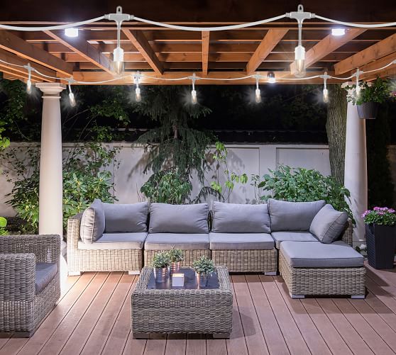 Indoor Outdoor String Lights White Pottery Barn String Lights White Pottery Barn