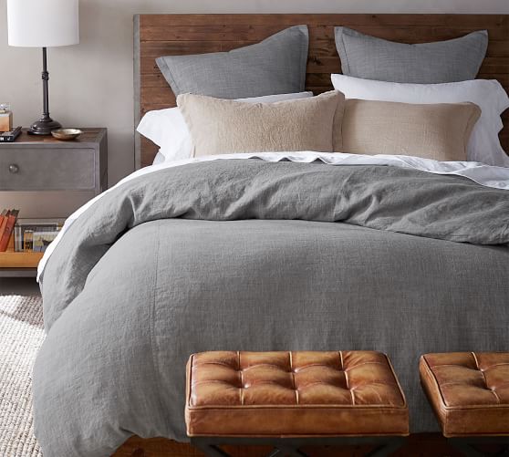 Gray Bedding Pottery Barn