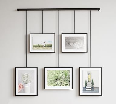 Hanging Black Gallery Frames, Set of 5