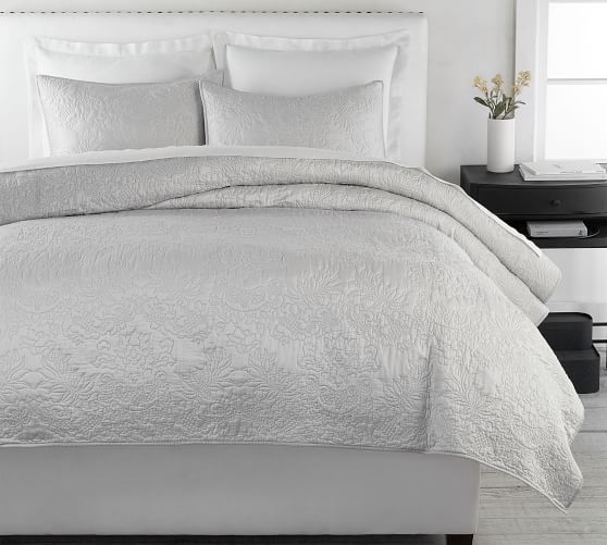 Gray Bedding Pottery Barn