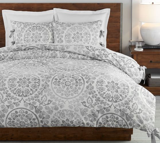 Gray Bedding Pottery Barn