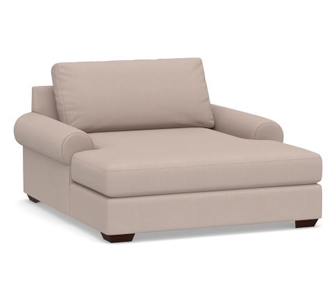 Housse De Fauteuil Pottery Barn - Tissu Lin Mélangé Grenat/grise - Neuf Dans Son Sachet