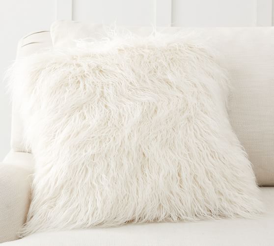 fur pillows