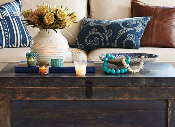 how to decorate a coffee table | pottery barn how to decorate a coffee table | pottery barn