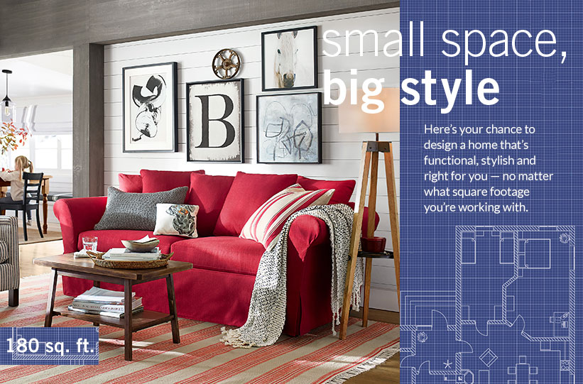 Small Space small space big style | pottery barn Small Space small space big style | pottery barn