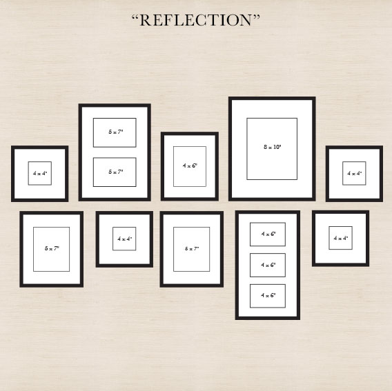 Pottery Barn Picture Frame Arrangement Easy Craft Ideas