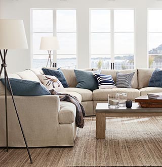 living room furniture pottery barn