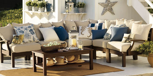 Outdoor Furniture Cushions Pottery Barn How To Stain Outdoor Furniture