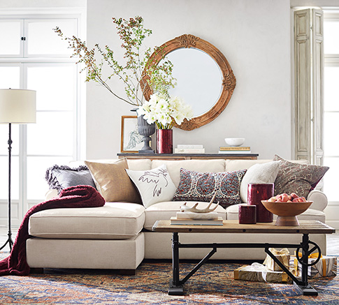 Living Room Furniture Pottery Barn Living Room