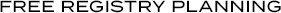 Free Registry Planning