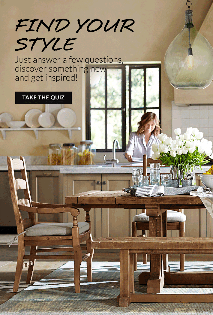 Style Finder Quiz Pottery Barn