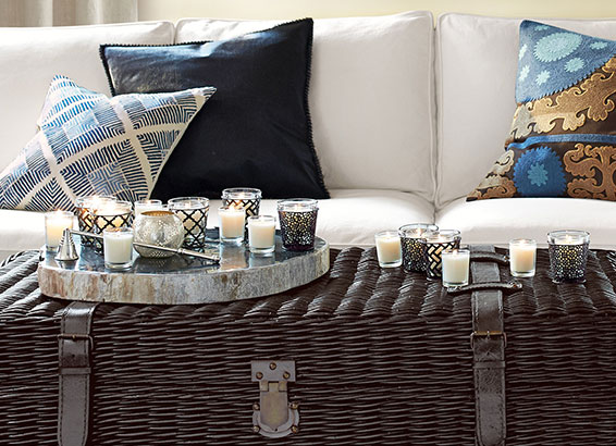 How To Decorate A Coffee Table Pottery Barn