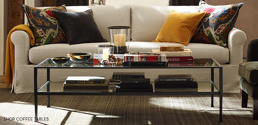 How To Decorate A Coffee Table Pottery Barn