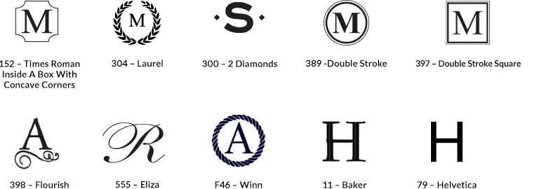 Monogram Guide Pottery Barn